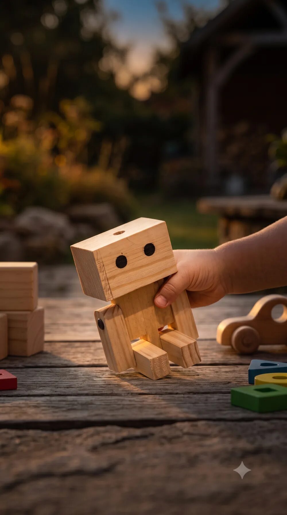 A small wooden project a young child can build