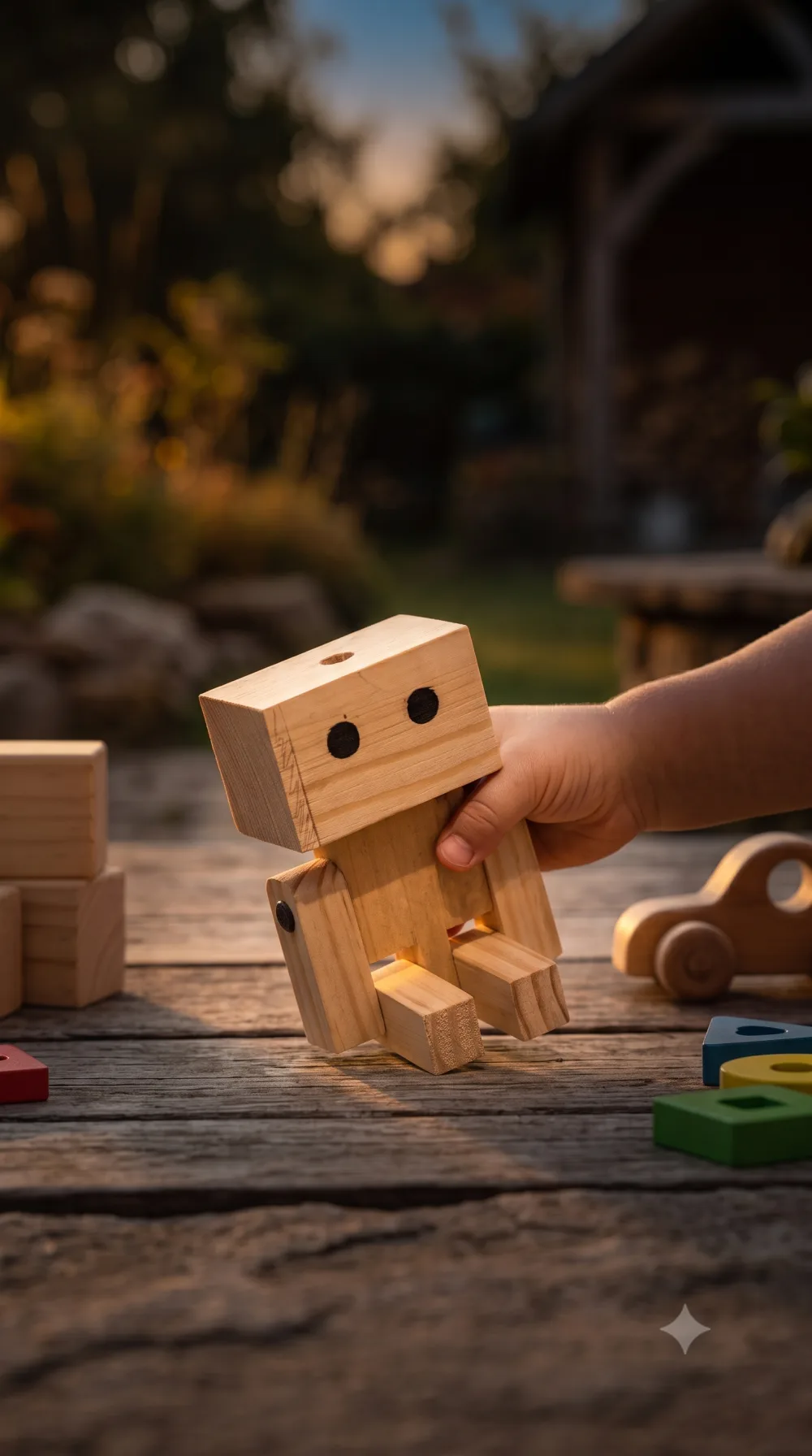 A small wooden project a young child can build